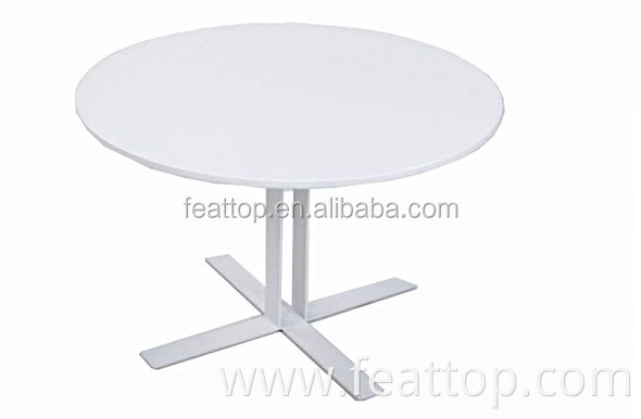 Iron base coffee table,round metal wire side coffee table